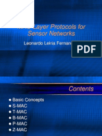 MAC Layer Protocols For Sensor Networks: Leonardo Leiria Fernandes