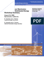 Advanced Power Electronics Interfaces For Distributed Energy Workshop Summary