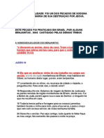 A Homossexualidade Foi Um Dos Pecados de Sodoma Causa Primária de Sua Destruição