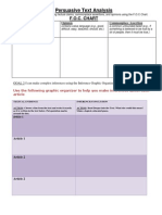 Persuasive Text Analysis