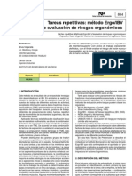 Método Ergo/IBV de Evaluación de Riesgos Ergonómicos