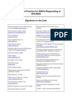 Code of Good Practice For Ngos Responding To Hiv/Aids