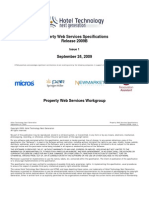 HTNG Property Web Services Technical Specification 2009B FINAL