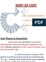 Short-Run Cost Long - Run Cost