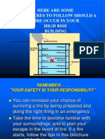 Here Are Some Procedures To Follow Should A Fire Occur in Your High Rise Building