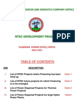 NTDC Development Program: National Transmission and Despatch Company (NTDC)