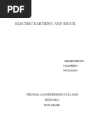 Electric Earthing and Shock