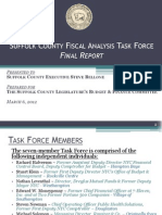 Suffolk County Fiscal Analysis Task Force Report Presented To The Suffolk County Legislature 3-6-2012