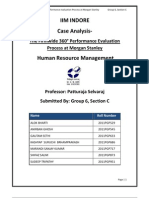 HR - Case Analysis - 360 Deg Morgan Stanley - Group 6 - Section C