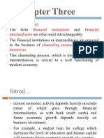 3 Chapter 3 Financial Institutions and Their Operations Lecture Notes