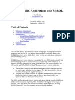 Writing JDBC Applications With MySQL