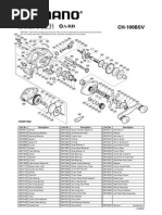 Shimano CH100BSV