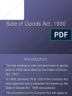 Sale of Goods Act 1930