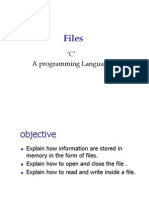 Files: C A Programming Language