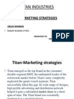 Marketing Strategy of Titan