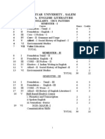 Ba English Syllabus