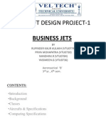 Aircraft Design Project-1: Business Jets