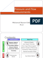 Blood Pressure and Flow Measurements