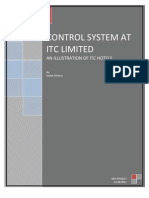 Management Control System at ITC