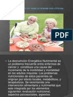 Nutrición en Adulto Mayor Con Cáncer