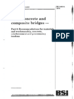 BS 5400-8 1978 Steel, Concrete and Composite Bridges (Specification For Loads)