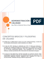 Administración de La Calidad