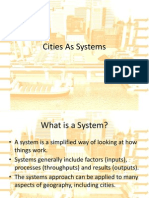 Cities As Systems