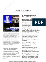 Columna de Razta: Entrevista A Miguel Ardiman