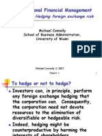 International Financial Management: Hedging Foreign Exchange Risk