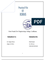 Reference Practicle File For RDBMS-II