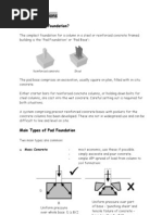 Pad Foundations