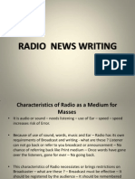 Radio News Writing