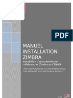 Manuel Installation Zimbra