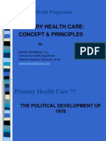 PHC Concept & Principles