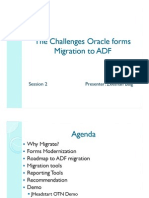 The Challenges Oracle Forms Migration To ADF