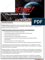 Executive Summary: Aggflow Simulations Help Improve Production and Profitability by