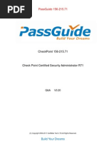 Checkpoint 156-215.71: Passguide 156-215.71