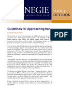 Guidelines For Approaching Iran