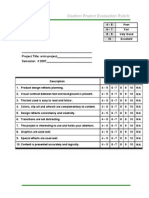 Evaluation Rubric Mini Projects