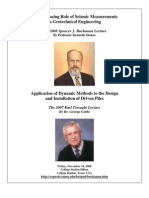 2008BuchananLecture - Seismic Measurements+Pile Dymanics