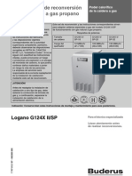 Modelo G124 - Instrucciones para Re Conversion de Gas Natural A Gas Propano