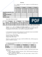 Exercício Particular - Lucro Real e Presumido