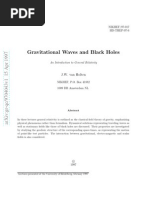 Gravitational Waves and Black Holes: J.W. Van Holten