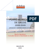 Plano Municipal de Saúde 2006-2009 Recife