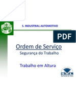 Ordem de Serviço Trabalho em Altura