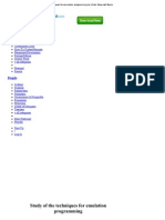 Study of The Techniques For Emulation Programming by Victor Moya Del Barrio