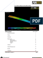 Module 1.7: Point Loading of A 3D Cantilever Beam