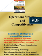 Operations Strategy and Competitiveness