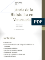 Historia de La Hidraulica en Vzla