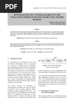 Sintonizacion de Control Ad or PI y PID Utilizando Modelos de Polo Doble Mas Tiempo Muerto